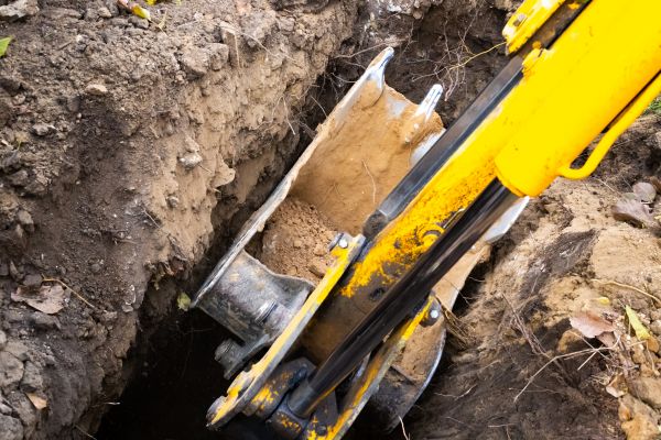 Downspout Trenching in Nampa