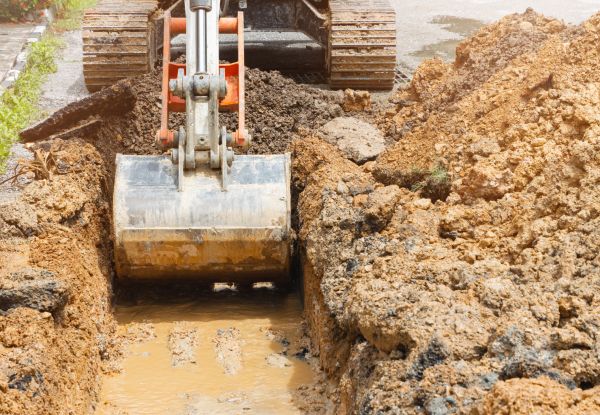 Water Line Digging in Nampa