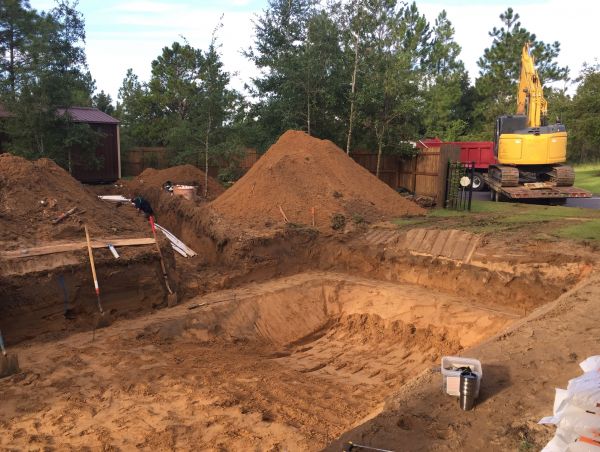 Pool Site Excavation in Nampa